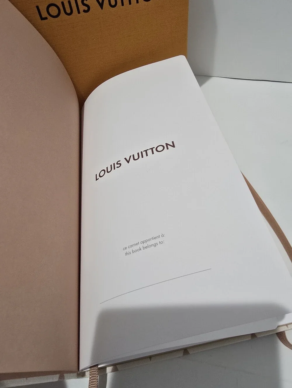 Louis Vuitton Jane Notebook MM Dune Monogram With Stickers Brand New Gl1681